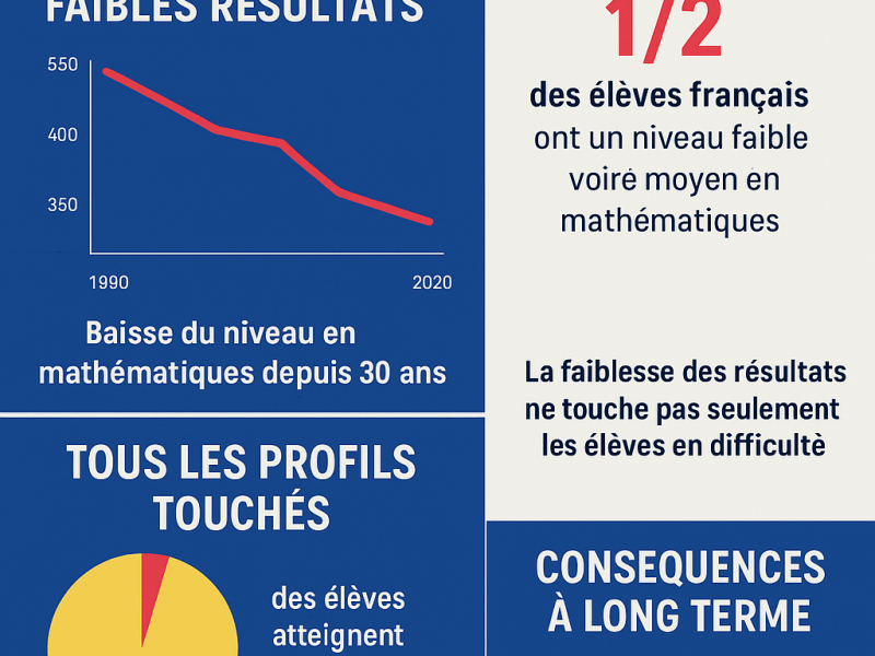 Niveau scolaire en France : un diagnostic préoccupant, mais des causes encore&nbsp;floues